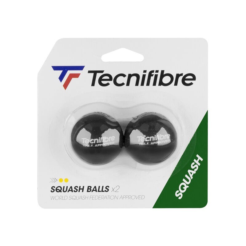 SQUASH BOLAS SQUASH  TECNIFIBRE DOBLE AMARILLO X2