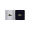 PADEL COMPLEMENTOS MUÑEQUERAS LACOSTE LACOSTE POIGNET BLANC/MARINE