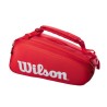 TENIS RAQUETERO MEDIANO WILSON SUPER TOUR 6 PK RED