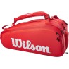 TENIS RAQUETERO MEDIANO WILSON SUPER TOUR 9 PK RED