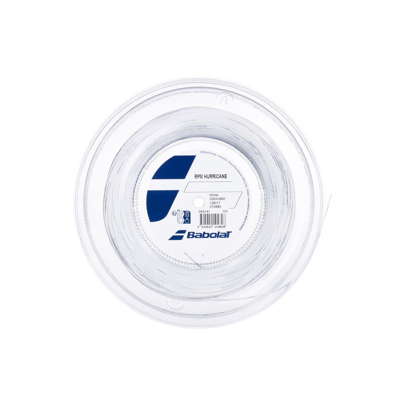 TENIS BOBINA CORDAJE  BABOLAT RPM HURRICANE 200 M BLANCO