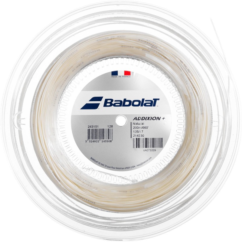 TENIS BOBINA CORDAJE  BABOLAT ADDIXION+ 200M